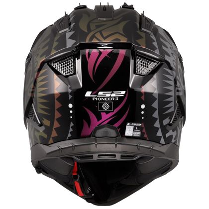 LS2 MX702 PIONEER II RANGI Full-face helmet - Black