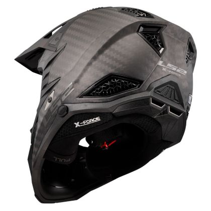Casque cross LS2 MX703 C - X-FORCE - PRO FIM 2027 - Carbone / Noir
