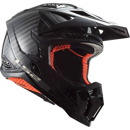 Casco de motocross LS2 MX703 C - X-FORCE - GLOSS CARBON 2024 - Negro / Carbono