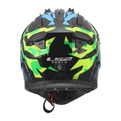 LS2 MX708 FAST II GROTESK 2026 Cross-Helm - Blau / Pinke