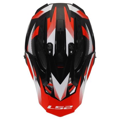 Casque cross LS2 MX708 FAST II FORT - Noir / Rouge