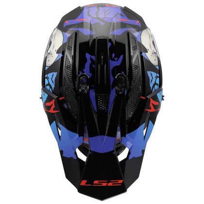 LS2 MX708 FAST II ZOMBIE II 2026 Cross-Helm - Schwarz / Rot