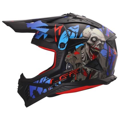 LS2 MX708 FAST II ZOMBIE II 2026 Cross-Helm - Schwarz / Rot