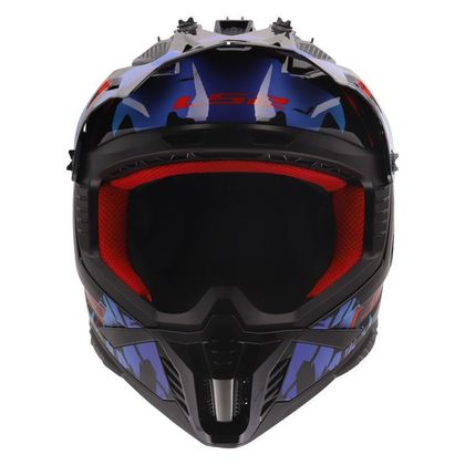 LS2 MX708 FAST II ZOMBIE II 2026 Cross-Helm - Schwarz / Rot