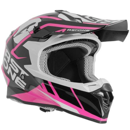 Casque cross Astone MX800 - TROPHY - GLOSS PINK 2019