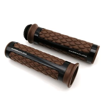 Poignées de guidon Barracuda CLASSIC Universel - Marron / Noir