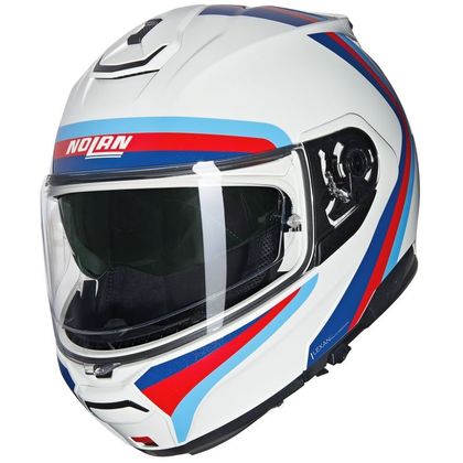 Casque Nolan N100-6 - ASSOLUTO - Blanc / Bleu Ref : NL1635-C929 