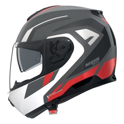 Casque modulable Nolan N100-6 CINETICO - Gris / Blanc Ref : NL1722 