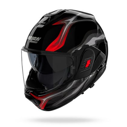 Casque modulable Nolan N120-1 FRENESIA - Gris / Rouge