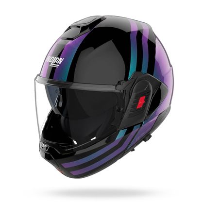 Casque modulable Nolan N120-1 LINEO - Bleu / Violet