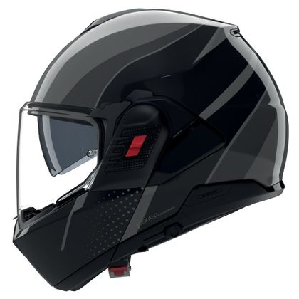 Nolan N120-1 FLUENTE Integralhelm - Grau / Schwarz Ref : NL1725 