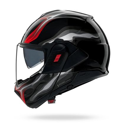 Casque modulable Nolan N120-1 FRENESIA - Gris / Rouge