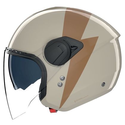 Jet-hjälm Nolan N20-2 VISOR IMPETO - Vit / Brun Ref.: NL1735 