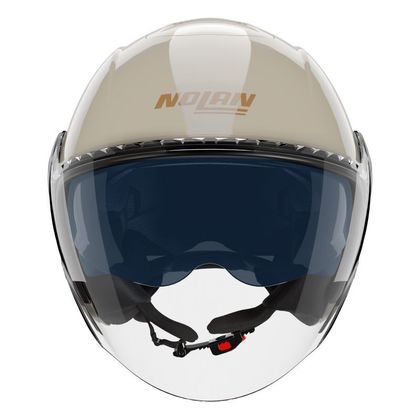 Jet-hjälm Nolan N20-2 VISOR IMPETO - Vit / Brun