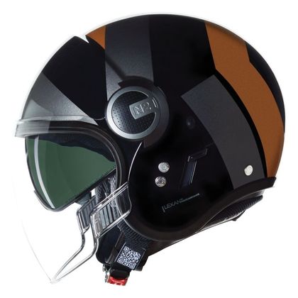 Casque Nolan N21 VISOR - TANGENTE - Noir / Marron