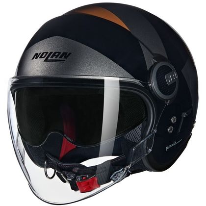 Casque Nolan N21 VISOR - TANGENTE - Noir / Marron Ref : NL1672-C8458 