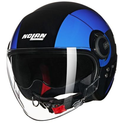 Nolan N21 VISOR - BICROMO Jet-Helm - Blau / Schwarz Ref : NL1671 