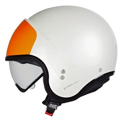 Casque Nolan N21 - VERNICIATURA SPECIALE - Blanc / Orange