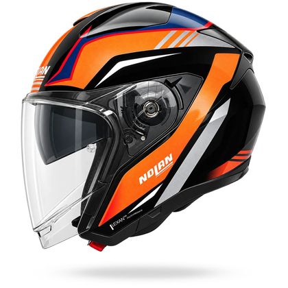 Casque jet Nolan N40-6 PIEGA - Gris / Orange
