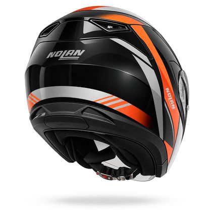 Casque jet Nolan N40-6 PIEGA - Gris / Orange