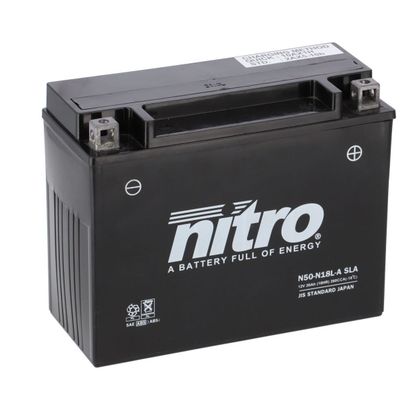 Batterie Nitro N50-N18L-A SLA FERME TYPE ACIDE SANS ENTRETIEN/PRÊTE À L'EMPLOI