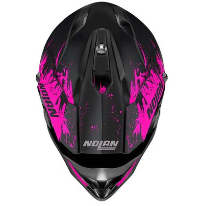 Casco de motocross Nolan N53 - SAVANNAH - FLAT BLACK PINK 2022