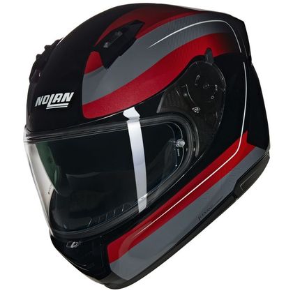 Nolan N60-6 - ERMETICO Integralhelm - Schwarz / Rot Ref : NL1652 
