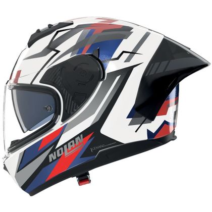 Casque intégral Nolan N60-6 SPORT CORSA - Blanc / Bleu Ref : NL1751 