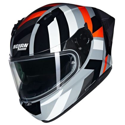 Casque intégral Nolan N60-6 SPORT - DINAMICO - Gris / Orange Ref : NL1658 