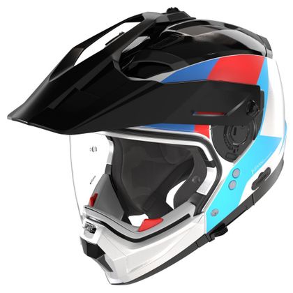 Casque modulable Nolan N70-2 X TURBINE - Blanc / Noir