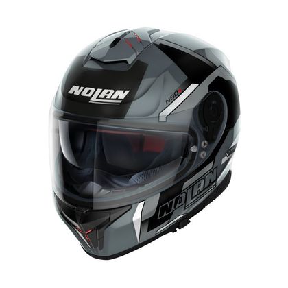 Casque Nolan N80-8 - WANTED N-COM - Noir / Gris