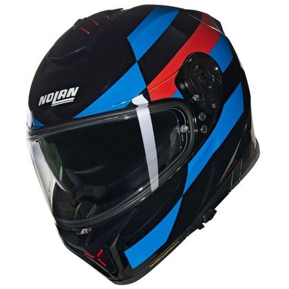 Casque Nolan N80-8 - ALFIERE - Noir / Bleu Ref : NL1646-C3801 