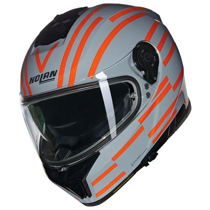 Nolan N80-8 - VELOCE Integralhelm - Grau / Orange Ref : NL1645 