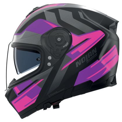 Nolan N80-8 TRITTICO Full-face helmet - Black / Pink