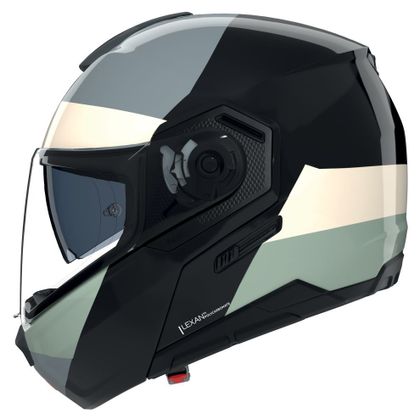 Nolan N90-3 BLOCCO Modulaire helm - Zwart / Wit Ref: NL1765 