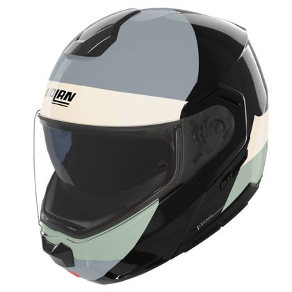 Nolan N90-3 BLOCCO Modulaire helm - Zwart / Wit