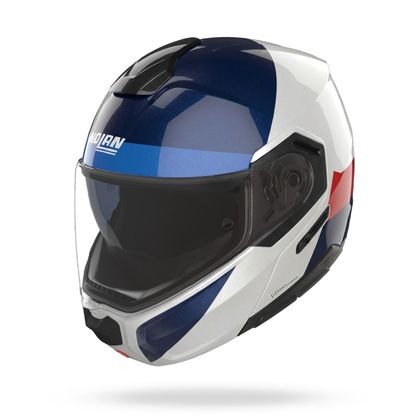 Casque intégral Nolan N90-3 06 BLOCCO - Bleu / Blanc