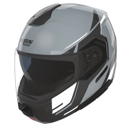 Nolan N90-3 SINCRONO Systeemhelm - Grijs / Wit