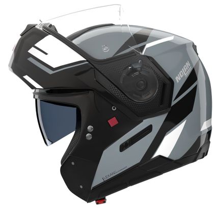 Nolan N90-3 SINCRONO Systeemhelm - Grijs / Wit