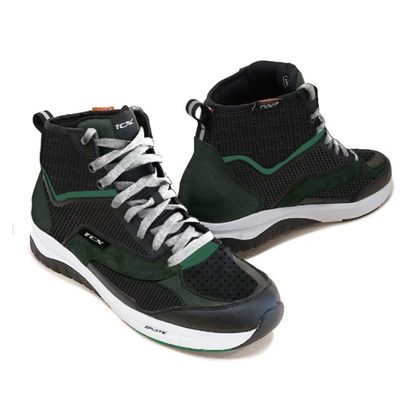 Baskets Moto TCX Boots NALBAK AIR - Noir / Vert