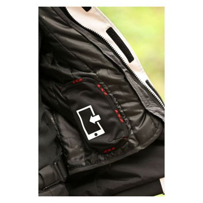 Veste Moto LS2 NARVIK - Gris / Bleu