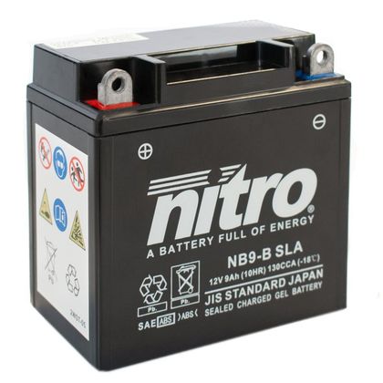 Batterie Nitro NB9-B SLA FERME TYPE ACIDE SANS ENTRETIEN/PRÊTE À L'EMPLOI