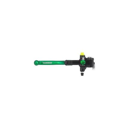 Maitre cylindre d'embrayage Accossato radial 19 x 20 avec levier court rabattable Universel - Noir / Vert