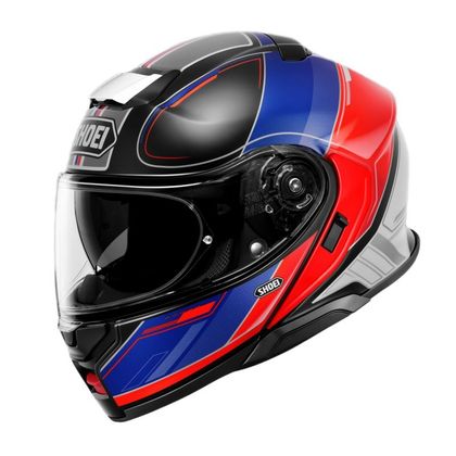 Casque modulable Shoei NEOTEC 3 - SHARPEN - Blanc / Bleu Ref : SI0646 