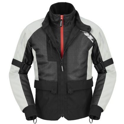 Spidi NET H2OUT Motorcycle Jacket - Black / Grey Ref : SPI0591 
