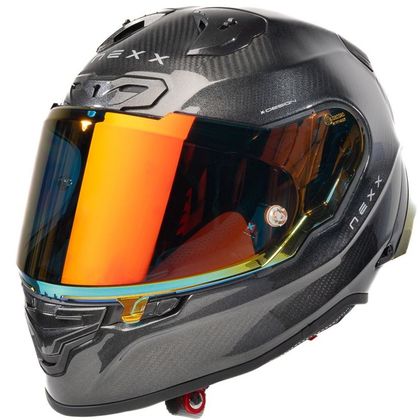 Nexx X.R3R CARBON VOLCANO Helm - Zwart / Rood Ref: NE0646 