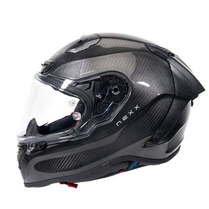 Nexx X.R3R CARBON VOLCANO Helm - Zwart / Rood
