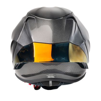Nexx X.R3R CARBON VOLCANO Helm - Zwart / Rood