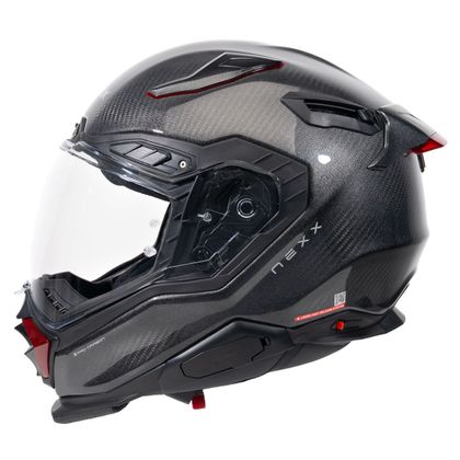 Nexx X.WST3 CARBON VOLCANO Helm - Zwart / Rood
