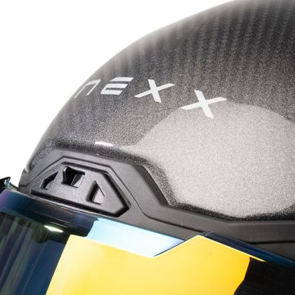 Nexx X.WST3 CARBON VOLCANO Helm - Zwart / Rood